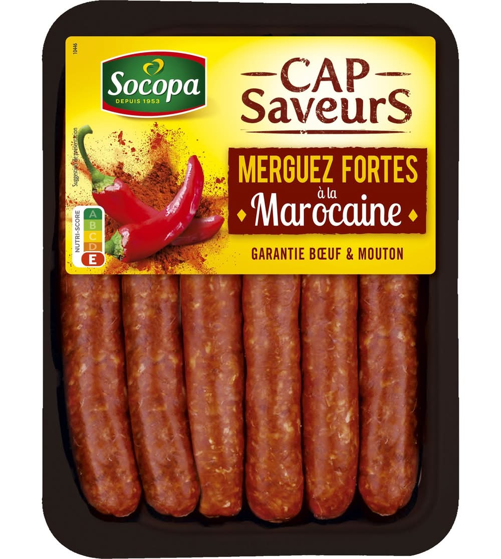 Socopa - Merguez fortes bœuf et mouton à la marocaine (6)