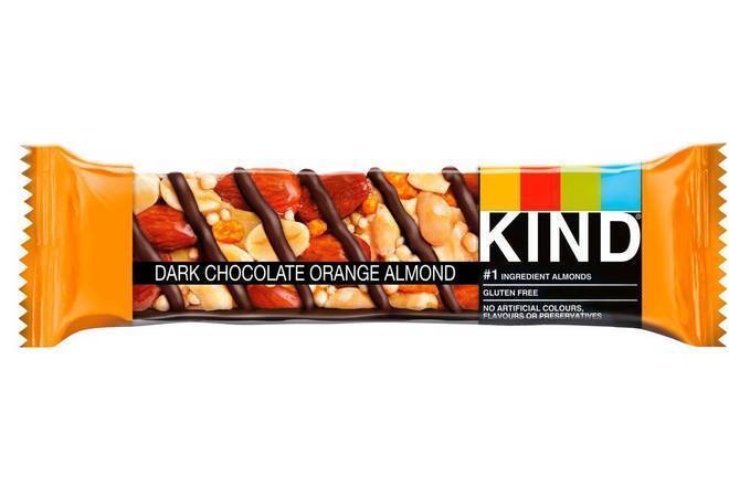 Kind Dark Chocolate Orange Almond Bar 40g