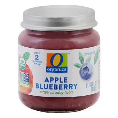 O Organics Baby Food Apple Blueberry
