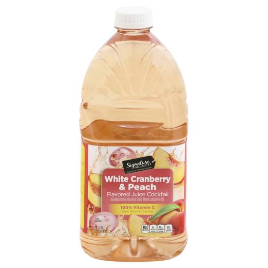 Signature Select White Cranberry & Peach Juice (64 fl oz)