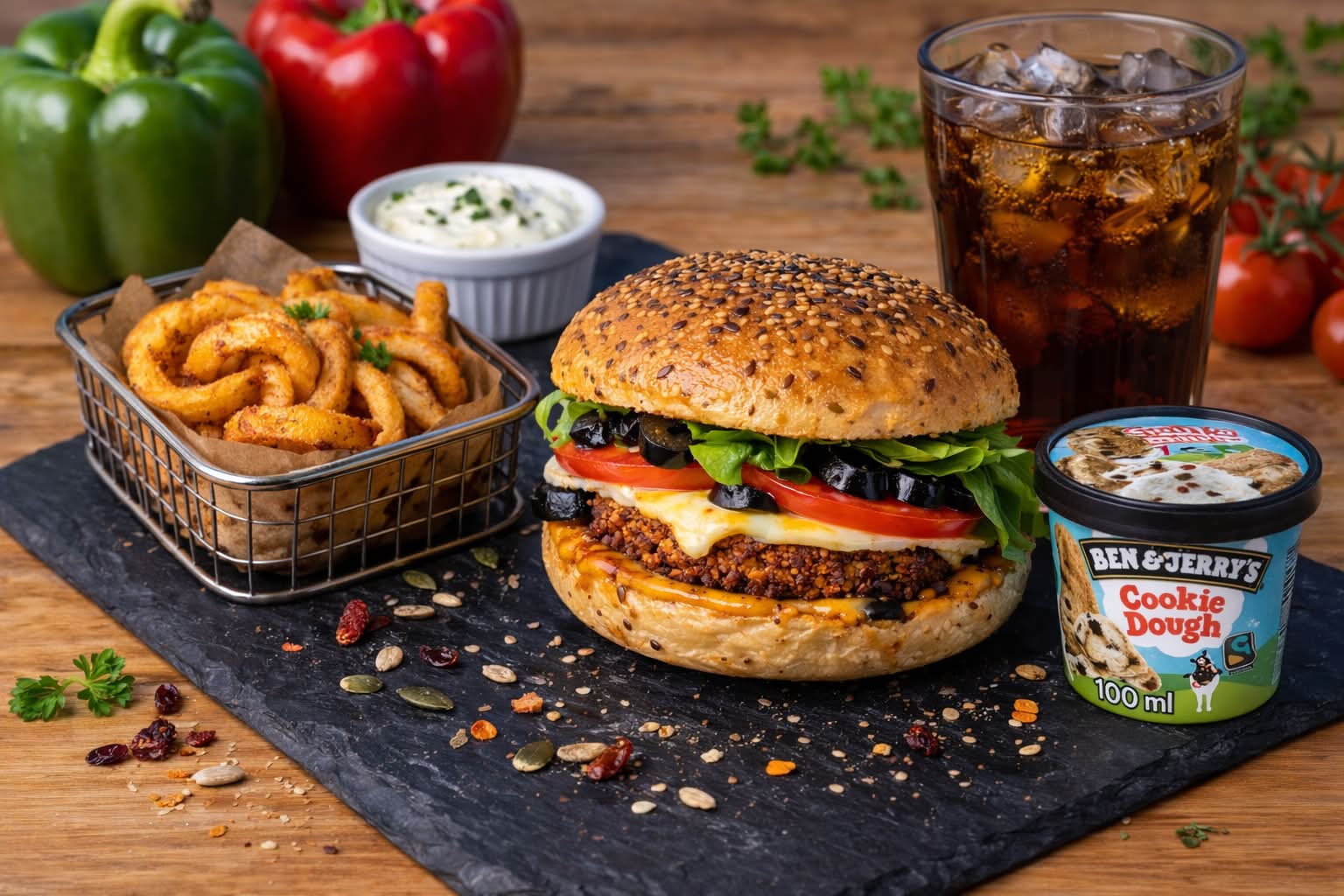 🥪🍟🥤🍦 Formule Burger x Ben&Jerry's