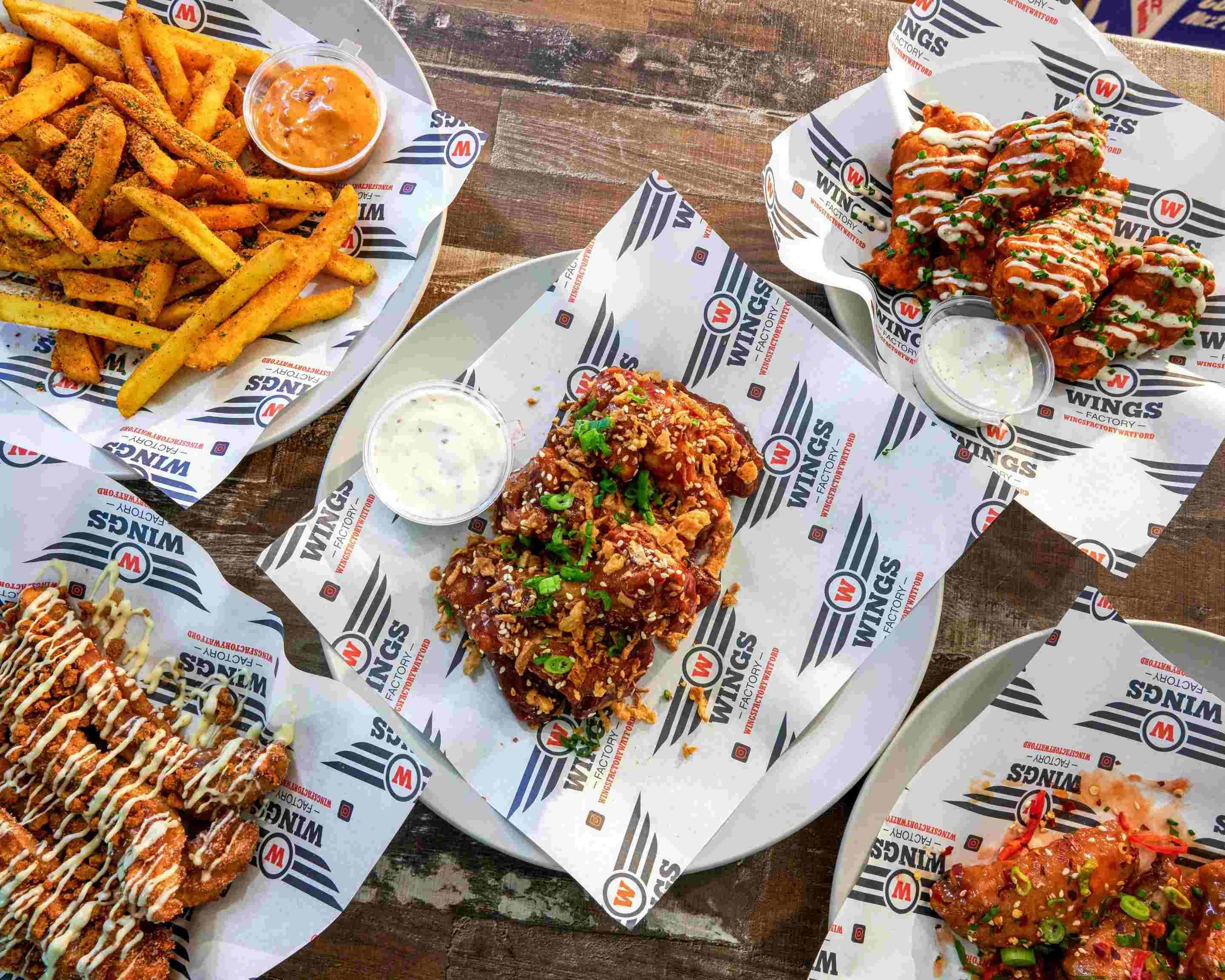 Wings Factory (Watford) Menu Takeaway in Watford Delivery Menu