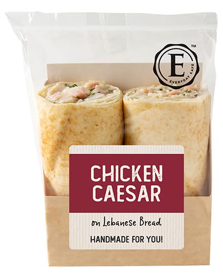 Everyday Cafe Chicken Caesar Wrap Clear (190g)