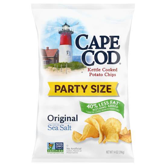 Cape Cod Kettle Cooked Party Size Potato Chips (original)