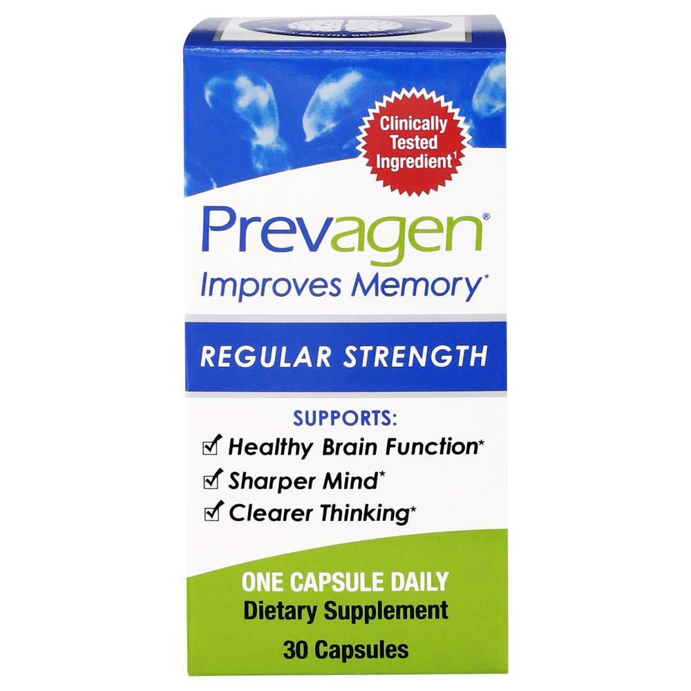 Prevagen Memory Supplement Regular Strength Capsules (30 ct)