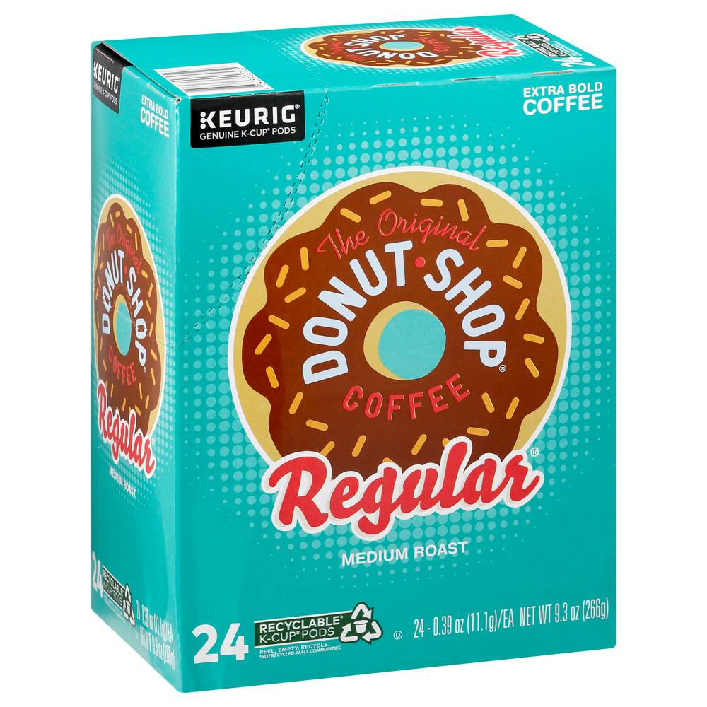 The Original Donut Shop Regular Coffee, Keurig K-Cup Pod, Medium Roast (9.3 oz)