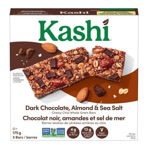 Kashi Dark Chocolate Almond Sea Salt Granola Bars (5 units)