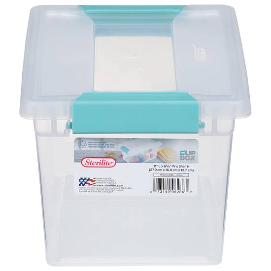 Sterilite Clear Medium Clip Box
