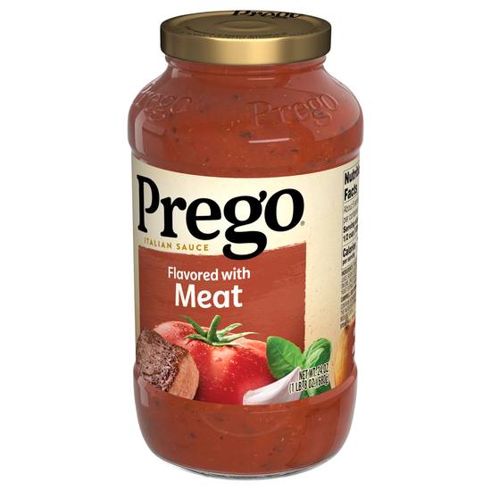 Prego Italian Sauce Flavored With Meat