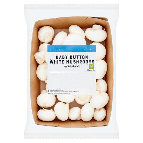 Sainsbury's Baby Button Mushrooms 200g