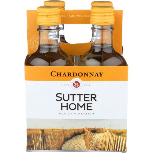 Sutter Home Chardonnay 4 Pack Bottles