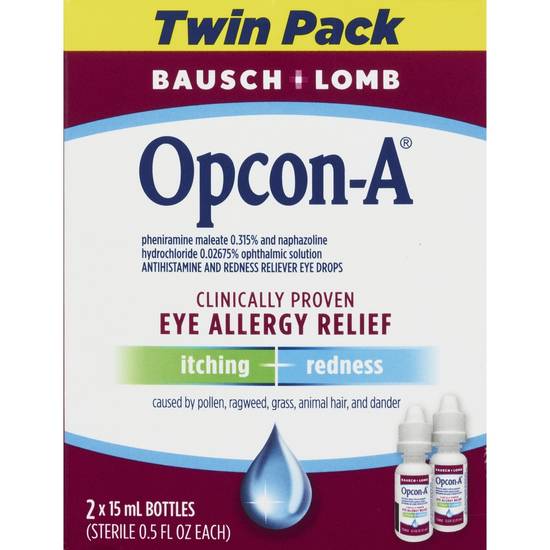 Bausch & Lomb Opcon-A Eye Drops. 1 OZ