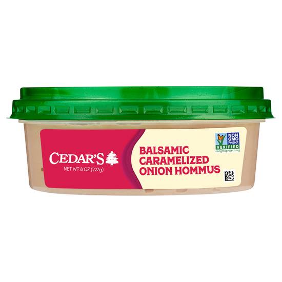 Cedar's Gluten Free Kosher Balsamic Caramelized Onion Hummus (8 oz)