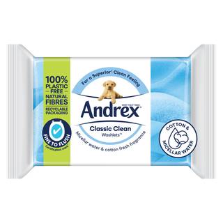 Andrex Classic Clean Washlets 36Shts