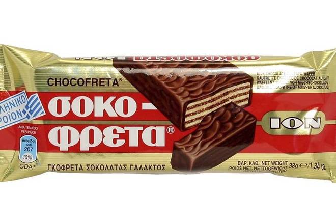 Ion Chocofreta Wafer Bar (Greek Kit Kat)