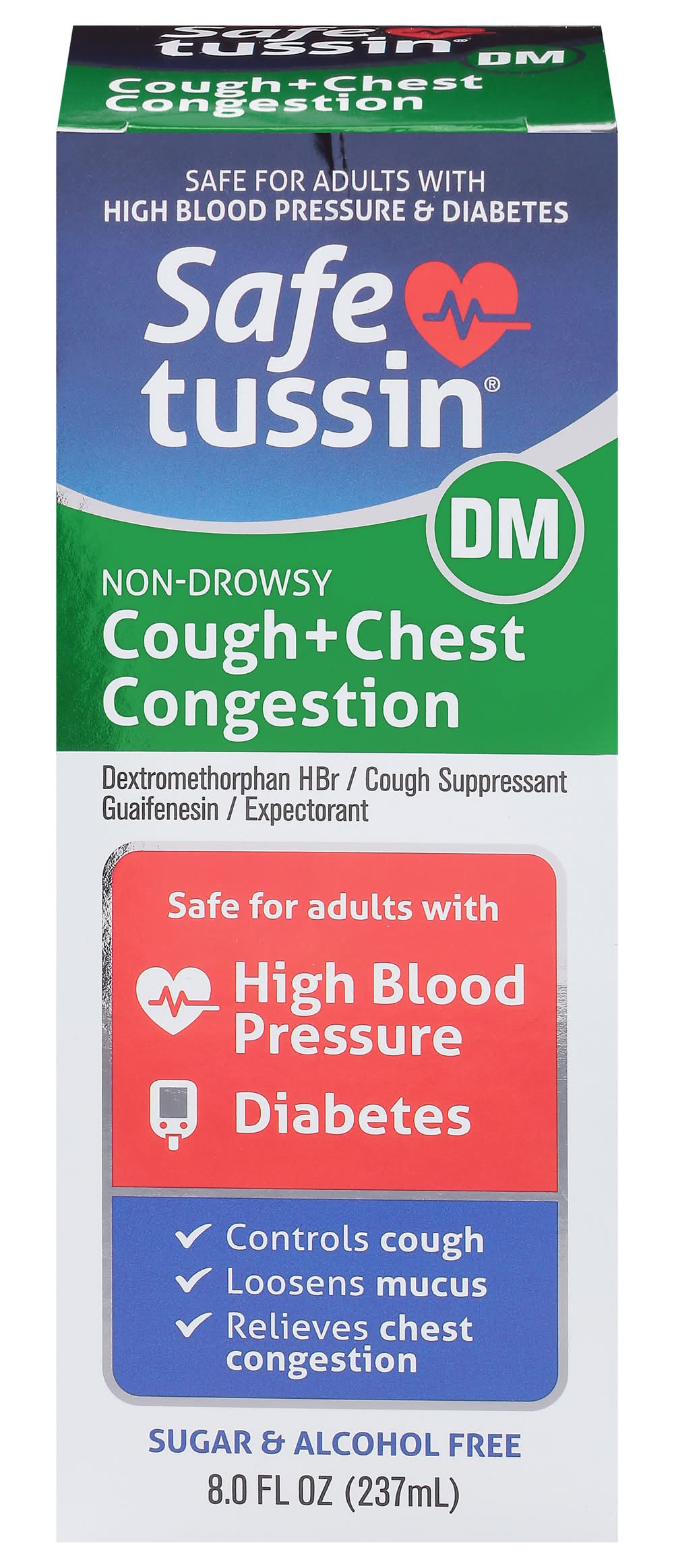 Safetussin Non-Drowsy Dm Cough and Chest Congestion (8.3 oz)