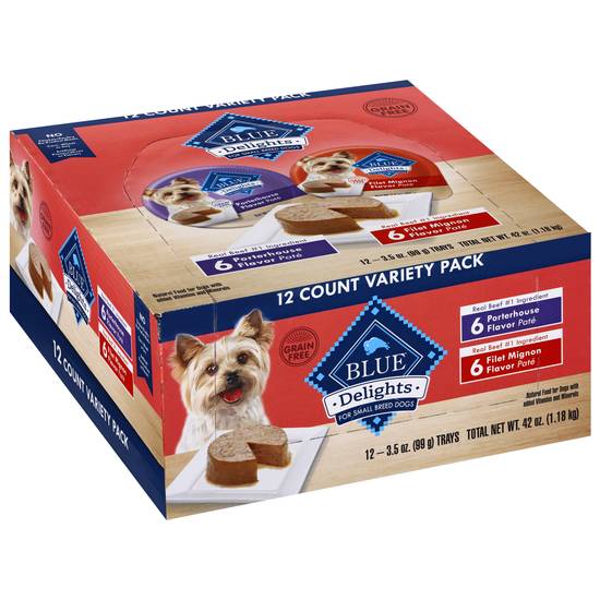 Blue Buffalo Delights For Small Breed Dogs Food (12 ct)