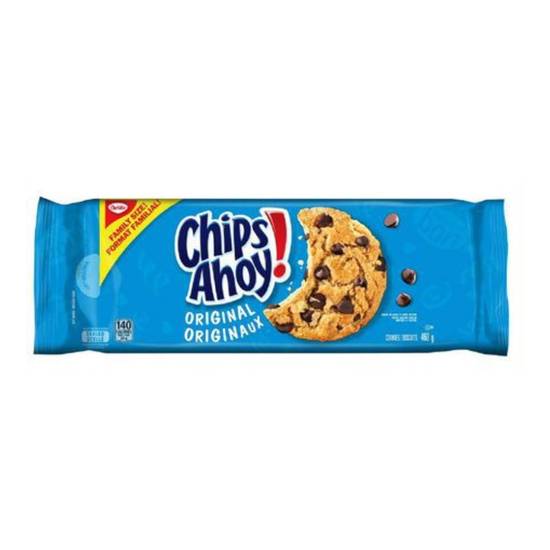 Christie biscuits chips ahoy! originaux aux pépites de chocolat, format familial (460g) - chips ahoy! original cookies (460 g)