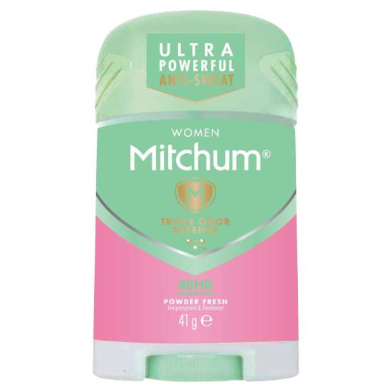 Mitchum Women Triple Odor Defense 48hr Protection Powder Fresh Antiperspirant & Deodorant 41g