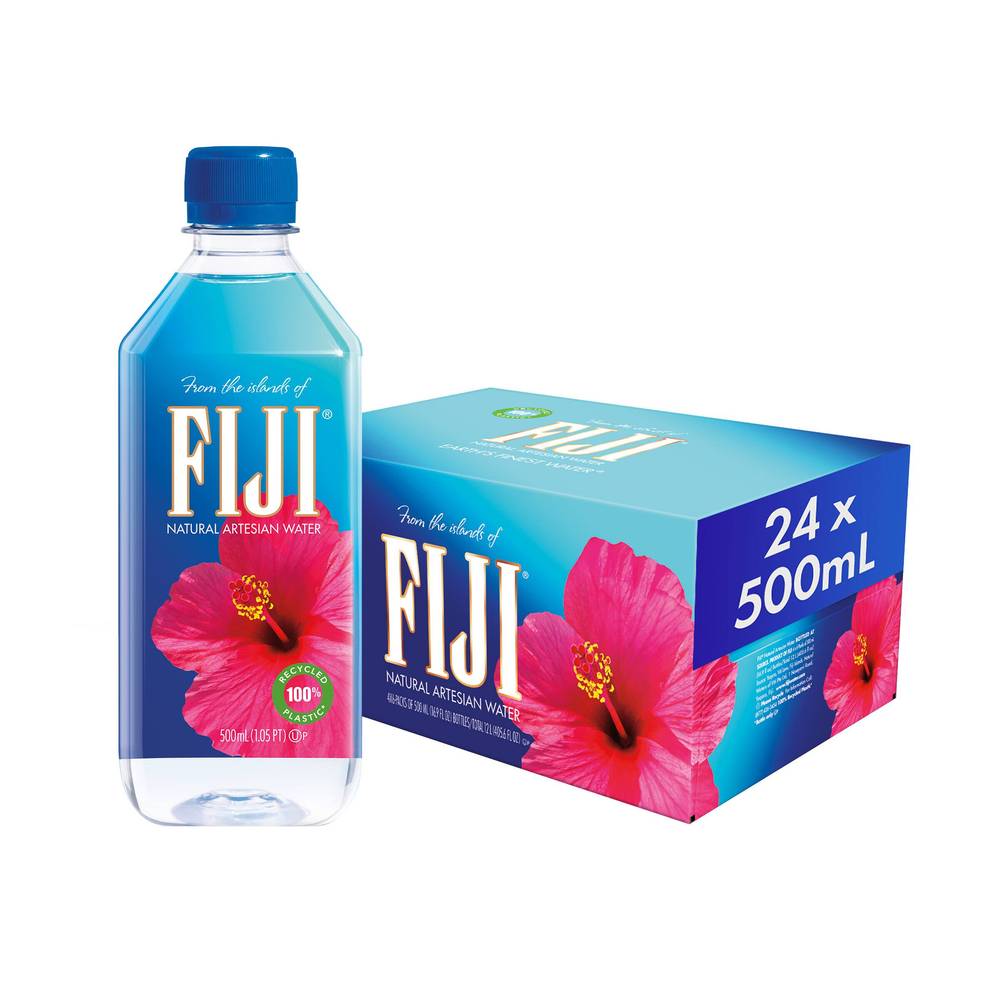 FIJI Natural Artesian Water, 16.9 fl oz, 24-count