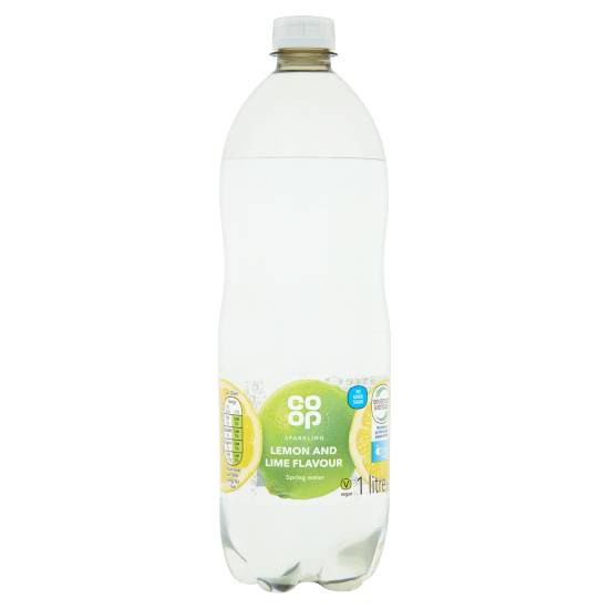 Co-Op Sparkling Lemon and Lime Flavour Spring Water 1 Litre
