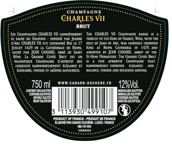 Canard Duchêne - Champagne brut charles vii (750 ml)