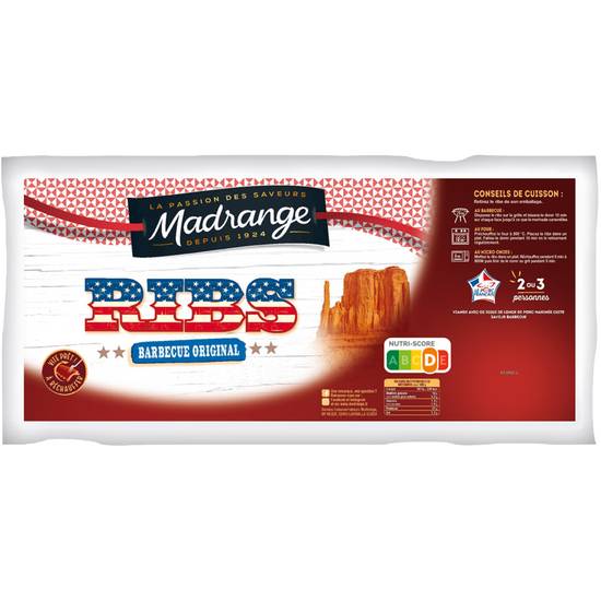 Madrange - Ribs de porc barbecue original