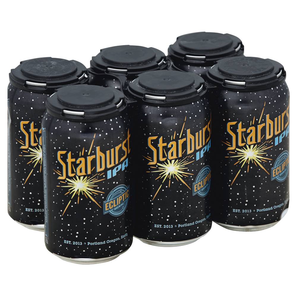 Ecliptic Brewing Starburst Domestic Ipa Beer (6 ct, 12 fl oz)