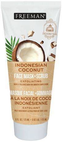 Freeman Masque Facial + Gommage À La Noix De Coco Indonésienne Exfoliant