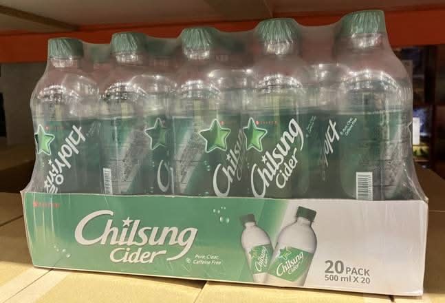 チルソンサイダー 炭酸飲料 (500mL x 20)