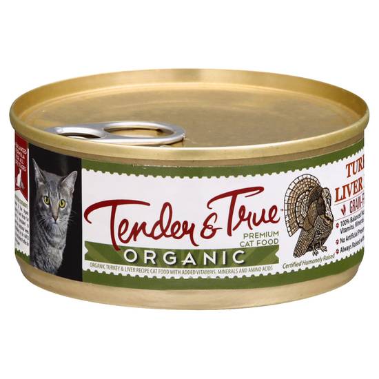 Tender & True Organic Turkey & Liver Recipe Cat Food (5.5 oz)