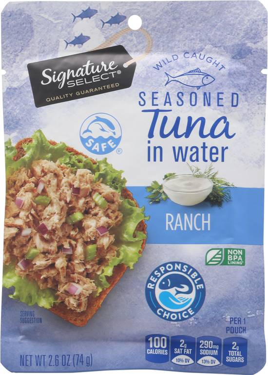 Signature Select Ranch Seasoned Tuna in Water (2.6 oz) | Delivery Near ...