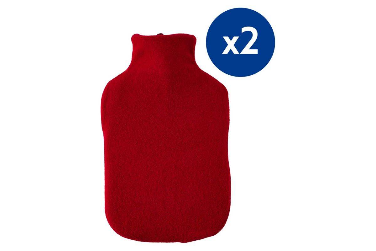 Boots Hot Water Bottle Fleece Cover Bundle (2 pack)