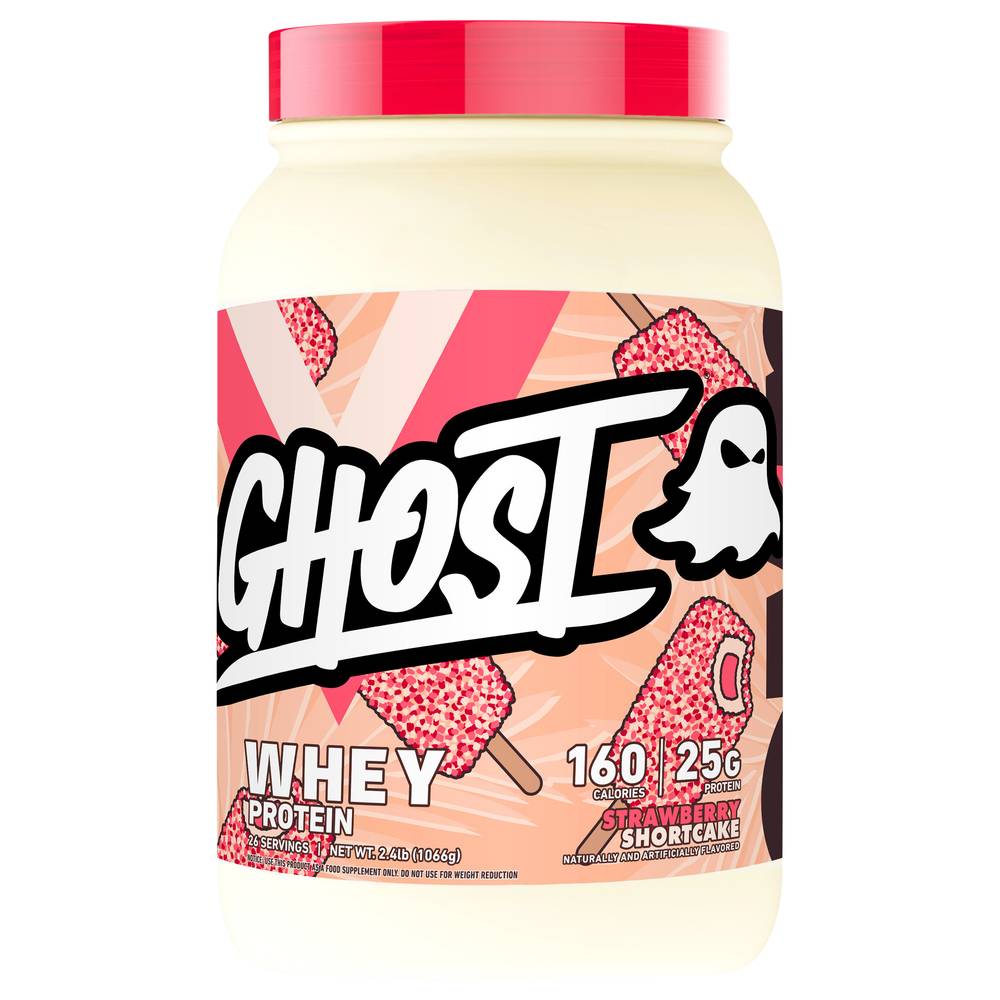 Ghost Strawberry Shortcake Whey Protein (2.4 lb)