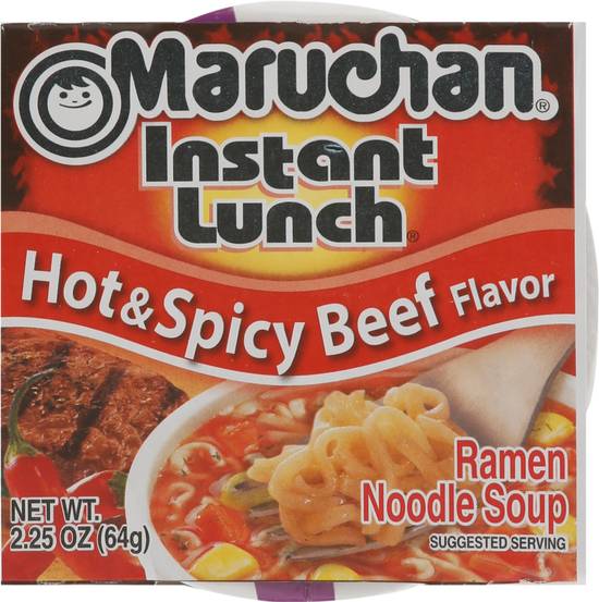 Maruchan Instant Lunch Hot & Spicy Beef Ramen Noodles