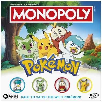Monopoly Pokemon Board Game, Assorted
