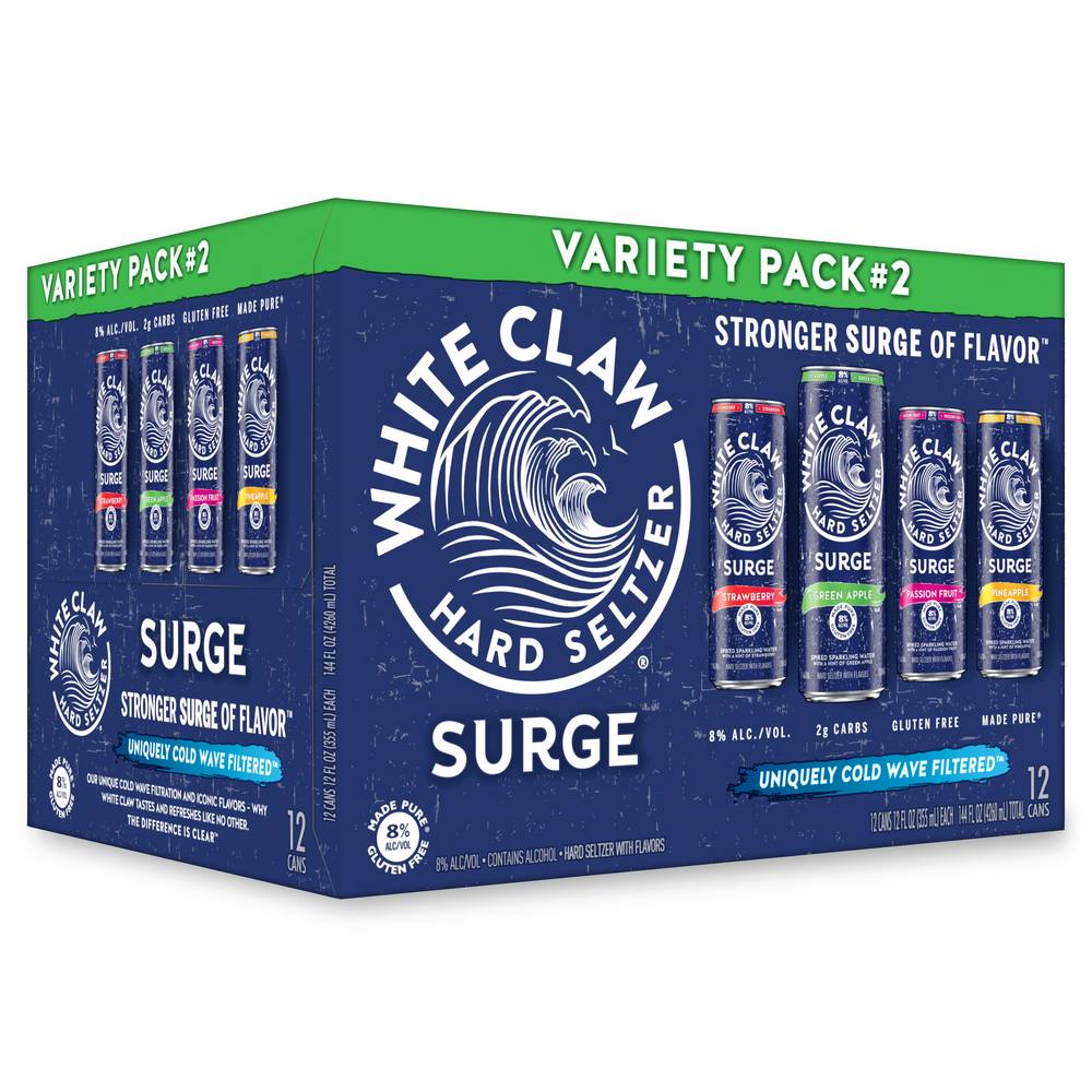 White Claw Hard Seltzer Variety pack (12 x 12 fl oz)