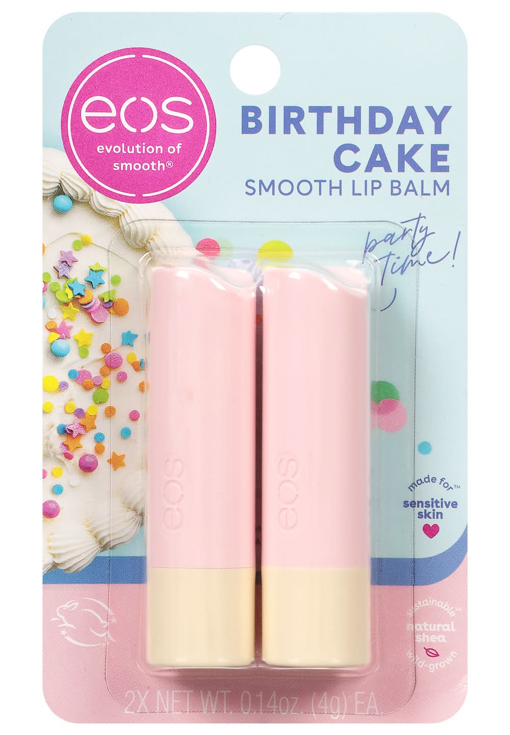 eos Super Soft Shea Birthday Cake Lip Balm (0.28 oz)