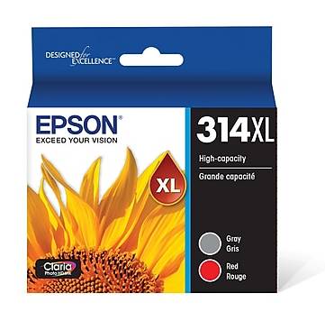 Epson T314XL Gray/Red High Yield Ink Cartridge (T314XL922-S)