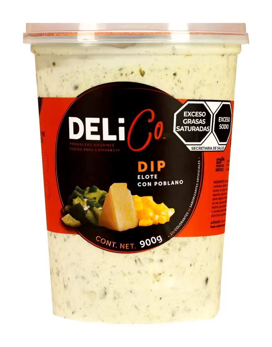 DeliCo · Dip de elote con poblano (900 g)