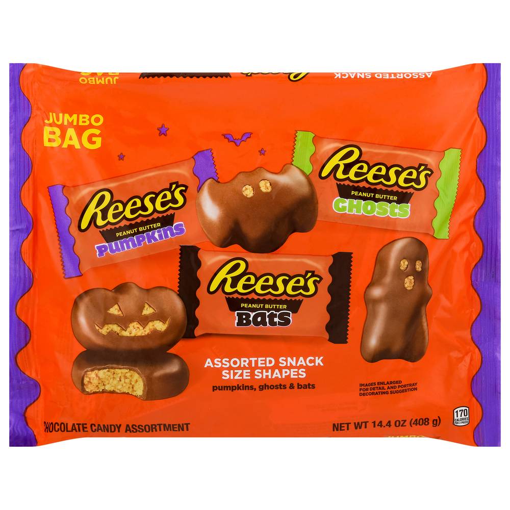 Reese's Snack Size Shapes Candy, Assorted (14.4 oz)