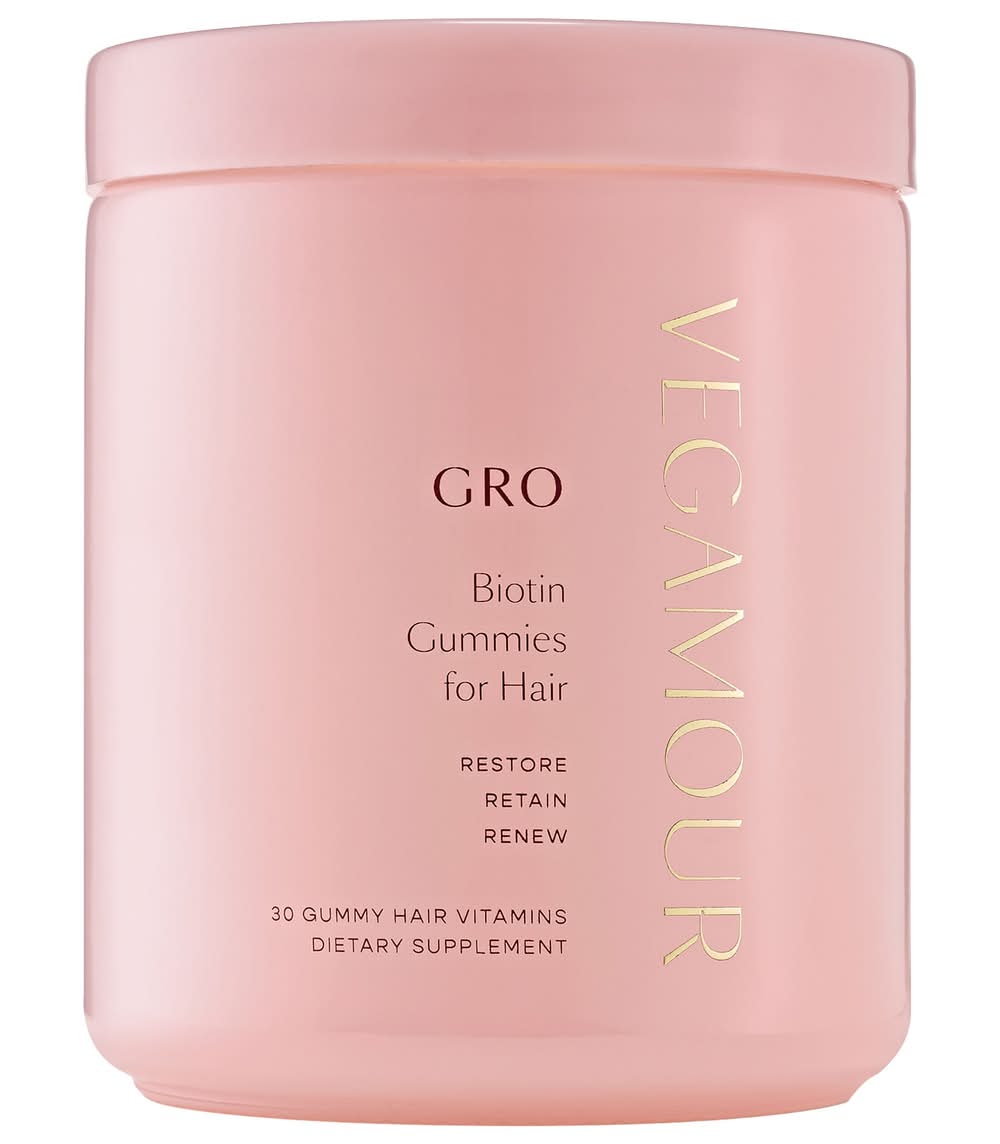 Vegamour GRO Biotin Gummies for Thinning Hair 30 Gummies
