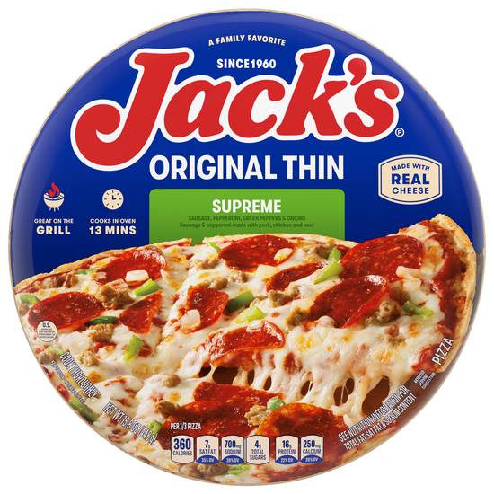 Jack's Original Thin Supreme Pizza