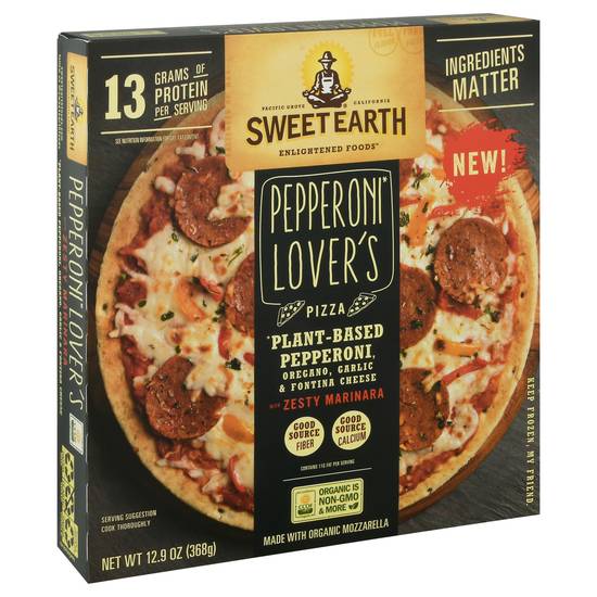 Sweet Earth Plant-Based Pepperoni Lover's Frozen Pizza