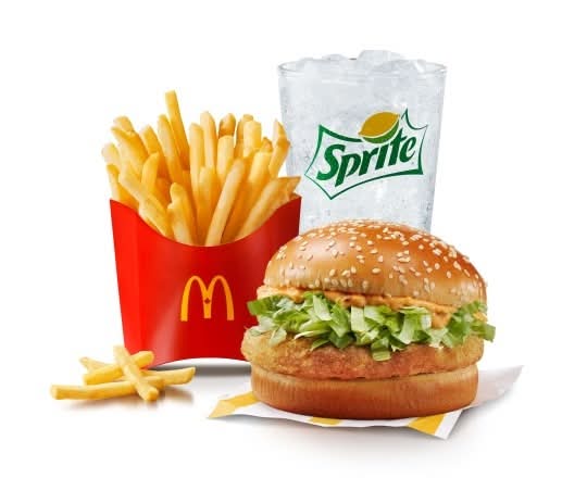 Spicy Habanero McChicken Extra Value Meal [610-1040 Cals]