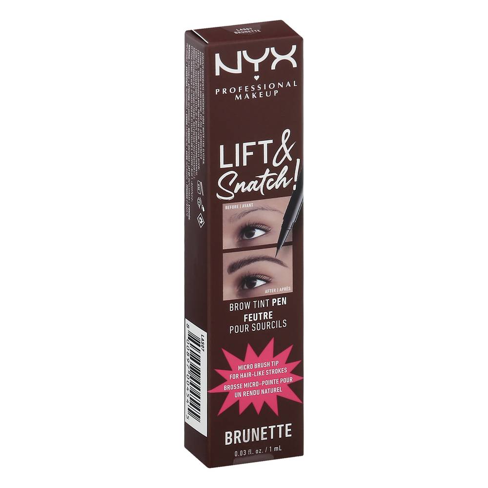 NYX Professional Makeup Lift & Snatch Brunette Brow Tint Pen (0.03 fl oz)