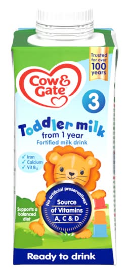 Cow & Gate 3 Toddler Milk From 1 Year (200ml)