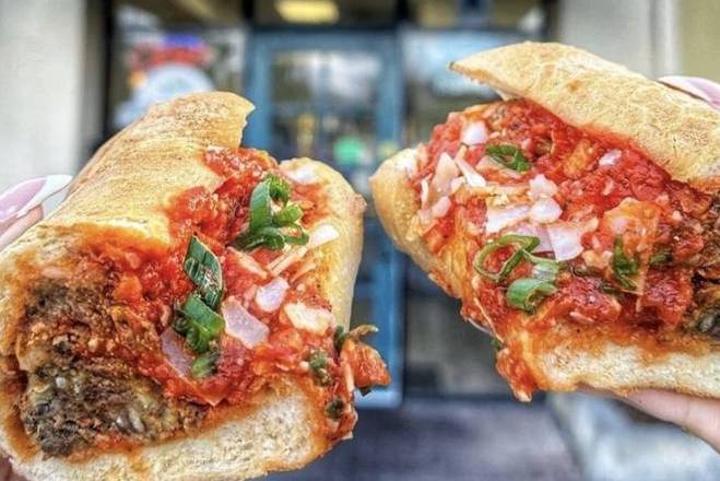 Meatball Hero Sandwich