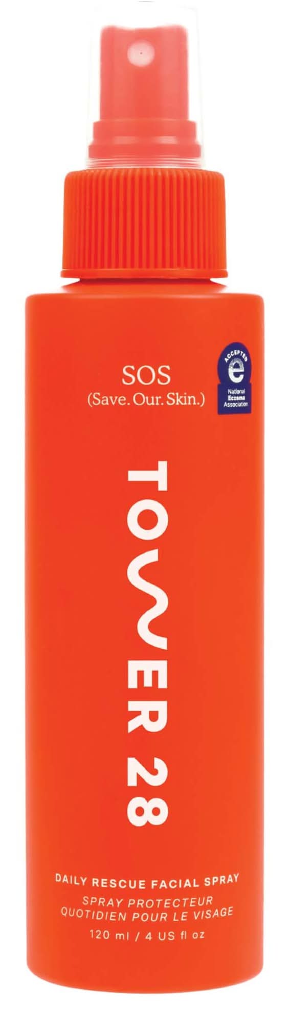 Tower 28 Beauty SOS Daily Hypochlorous Acid Spray for Breakouts & Redness 4 oz/ 120 mL
