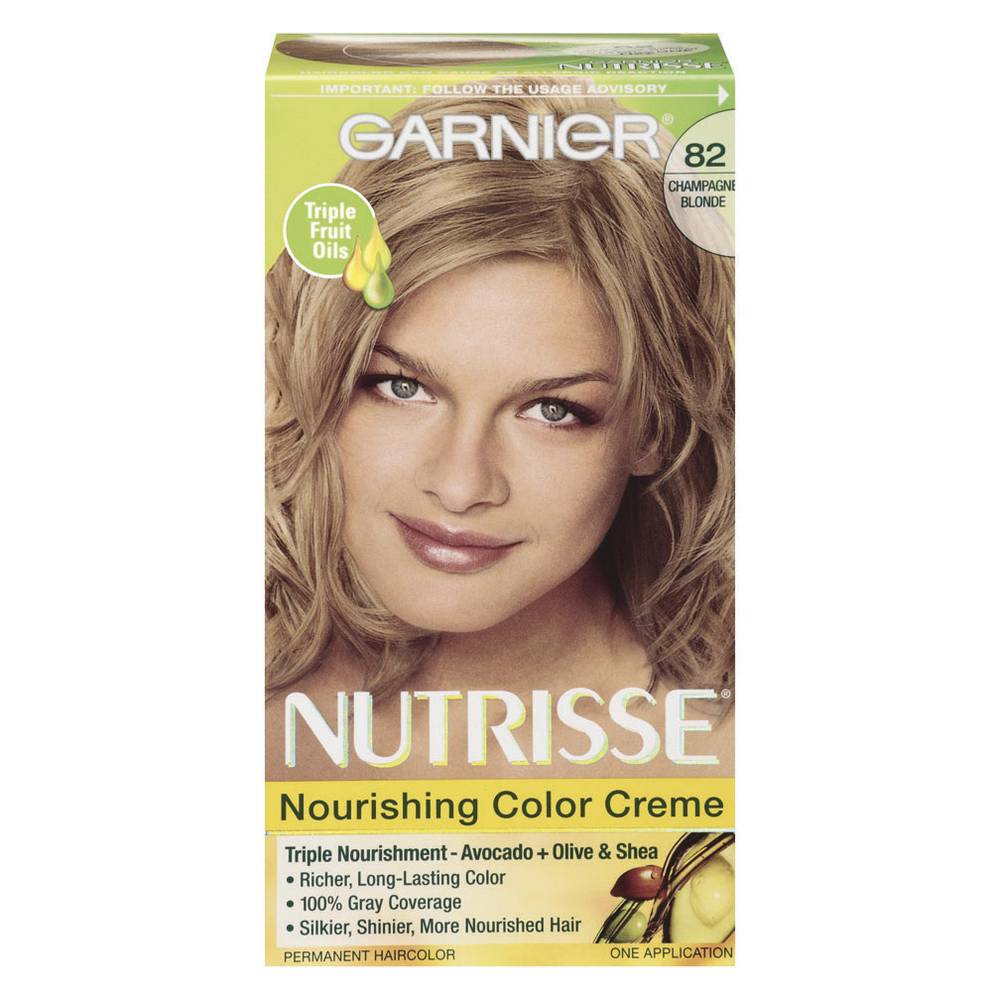 Garnier 82 Champagne Blonde Nutrisse Nourishing Color Creme (1 set)